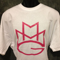 Thumbnail for Maybach Music Group Tshirt: White Tshirt with Pink Print - TshirtNow.net - 2