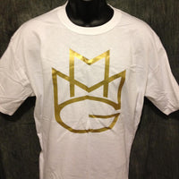 Thumbnail for Maybach Music Group Tshirt: White Tshirt with Gold Print - TshirtNow.net - 9