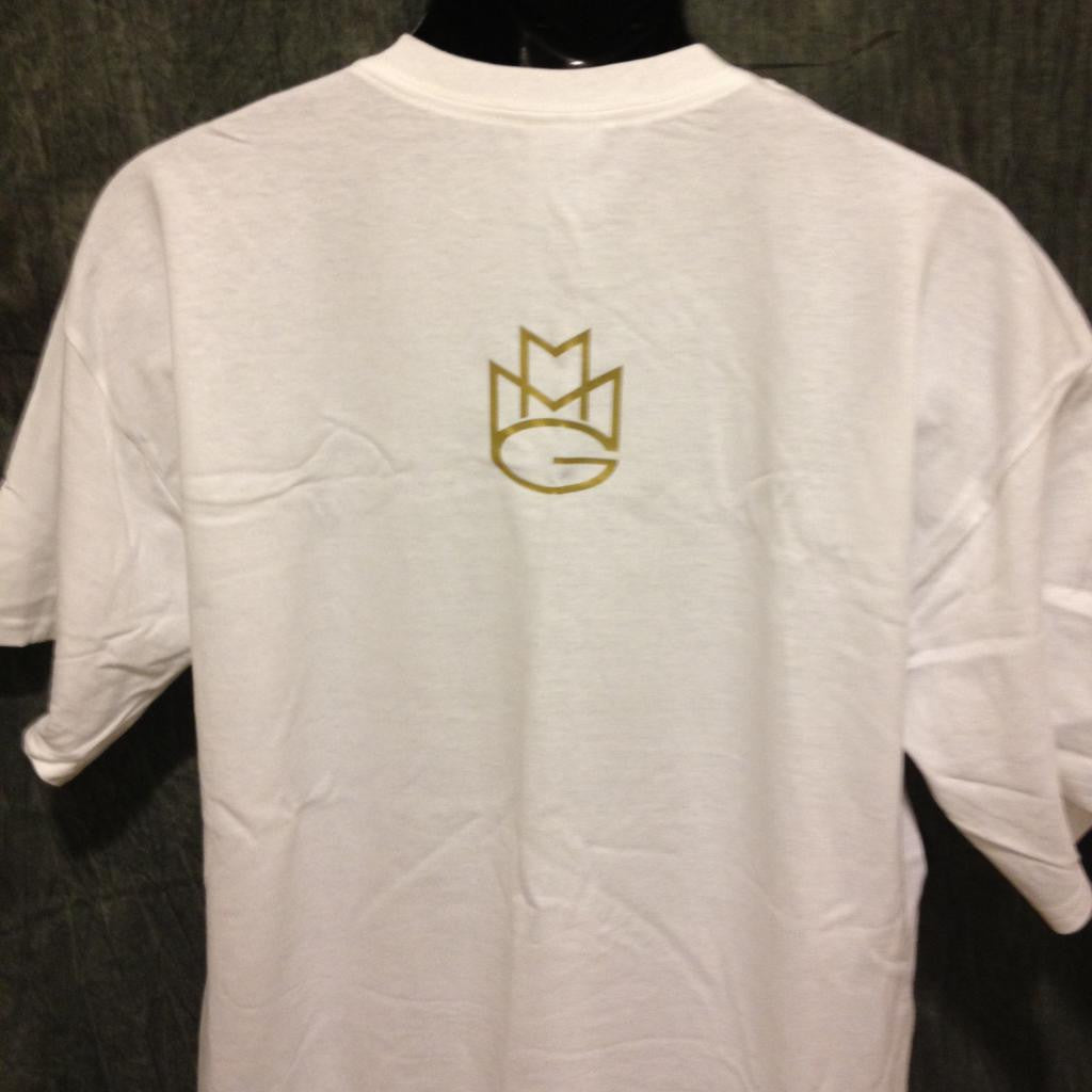 Maybach Music Group Tshirt: White Tshirt with Gold Print - TshirtNow.net - 4