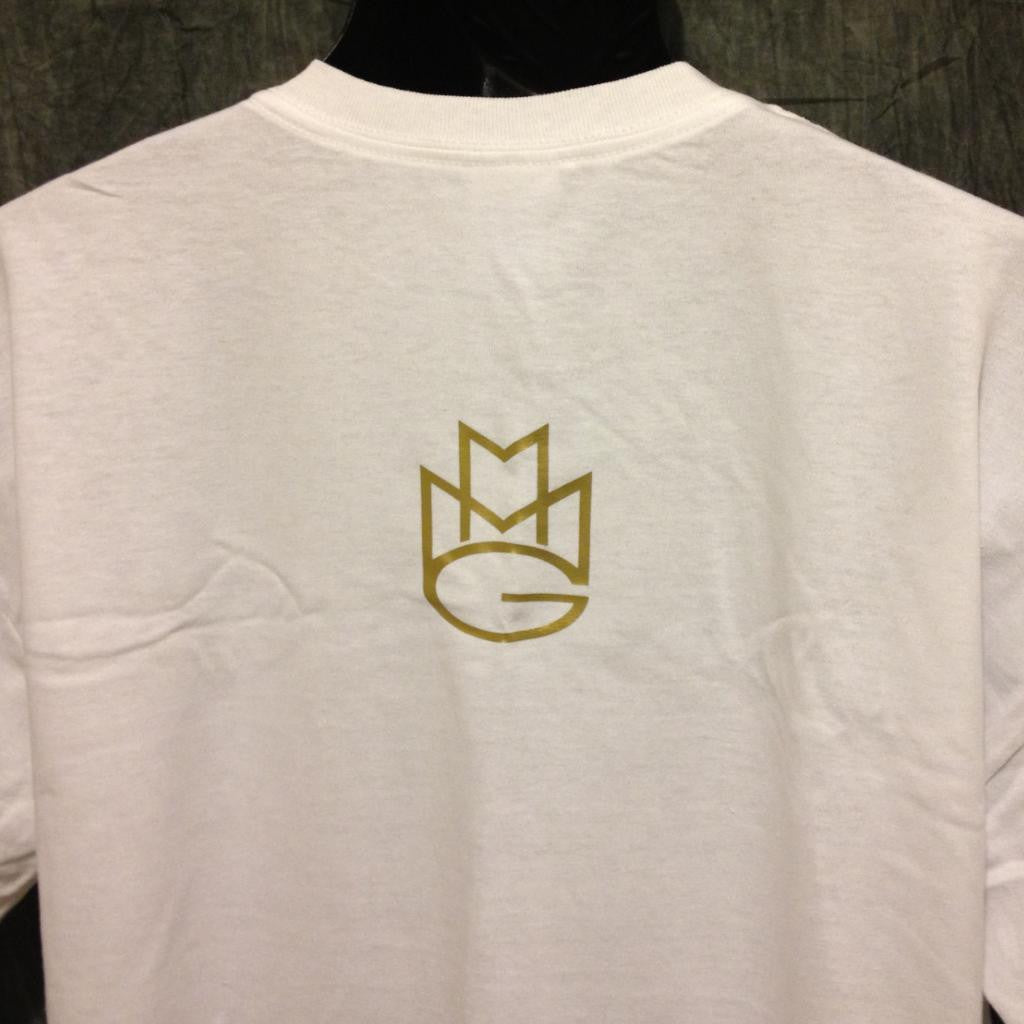 Maybach Music Group Tshirt: White Tshirt with Gold Print - TshirtNow.net - 5