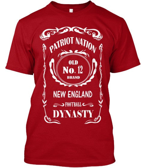 NFL Patriots Nation New England Football Dynasty Tshirt - TshirtNow.net - 4