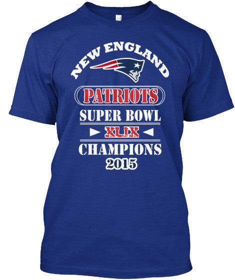NFL Patriots Super Bowl XLIX Champions Tshirt - TshirtNow.net - 1