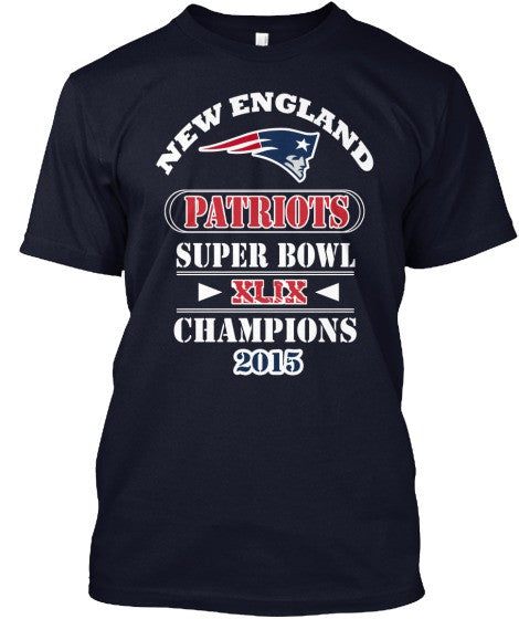NFL Patriots Super Bowl XLIX Champions Tshirt - TshirtNow.net - 3