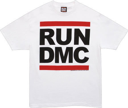 Run Dmc Logo White Tshirt - TshirtNow.net - 1