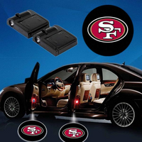 Thumbnail for 2 NFL SAN FRANCISCO 49ERS WIRELESS LED CAR DOOR PROJECTORS