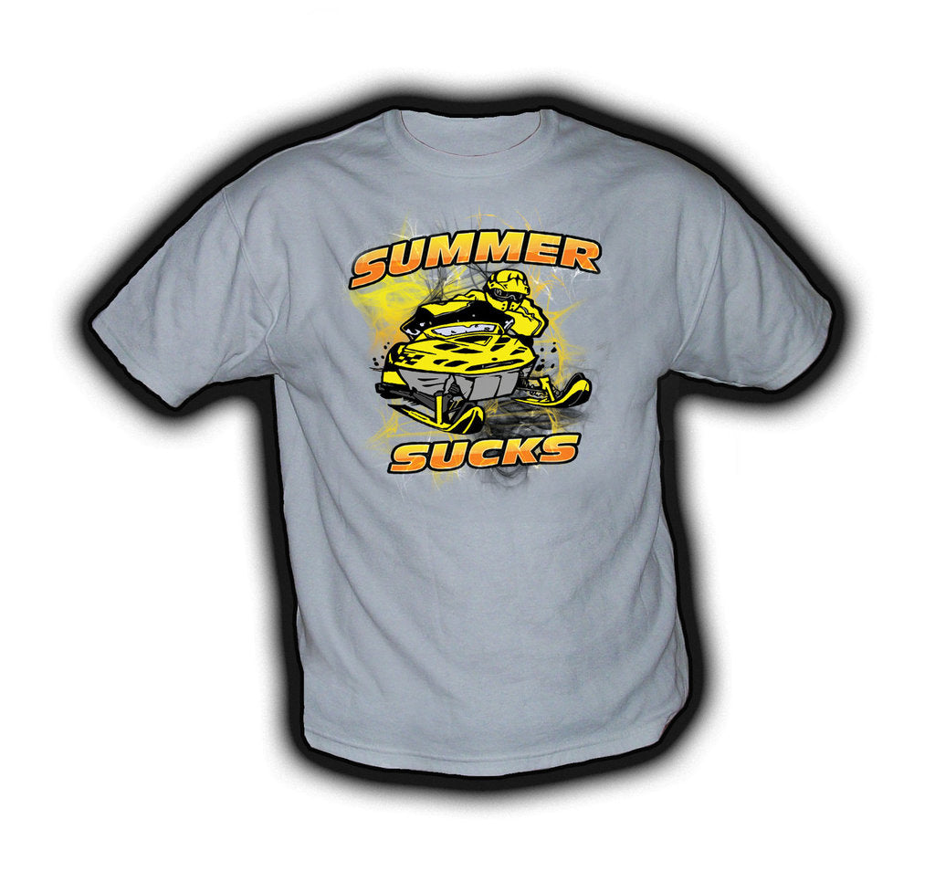 Summer Sucks Ski Doo Yellow - TshirtNow.net