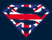 Thumbnail for Superman British Flag Logo Navy Tshirt - TshirtNow.net - 1
