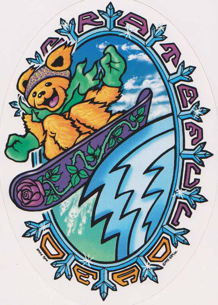 Grateful Dead Snowbear Sticker - TshirtNow.net