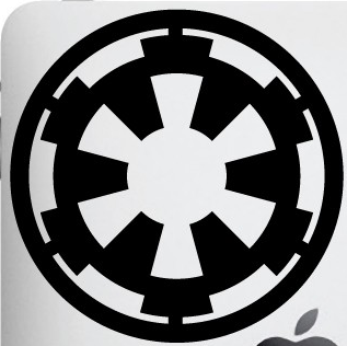 Star Wars Imperial Emblem Vinyl Die Cut Decal Sticker - TshirtNow.net