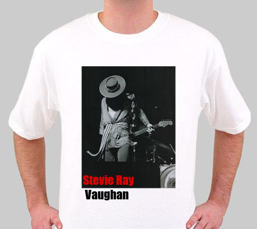 Stevie Ray Vaughan Behind The Back Tshirt - TshirtNow.net - 1