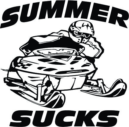 Summer Sucks Decal - TshirtNow.net - 1