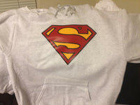Thumbnail for Superman Logo Grey Hoody Hoodie - TshirtNow.net - 2