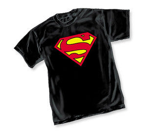 Superman Logo Black Tshirt - TshirtNow.net - 1