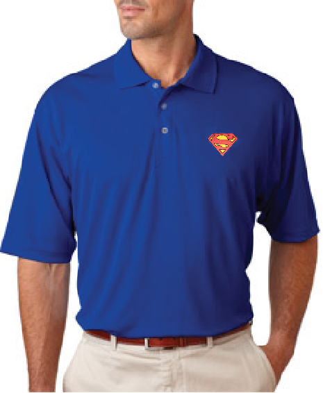 Superman Classic Logo Knit Polo - TshirtNow.net