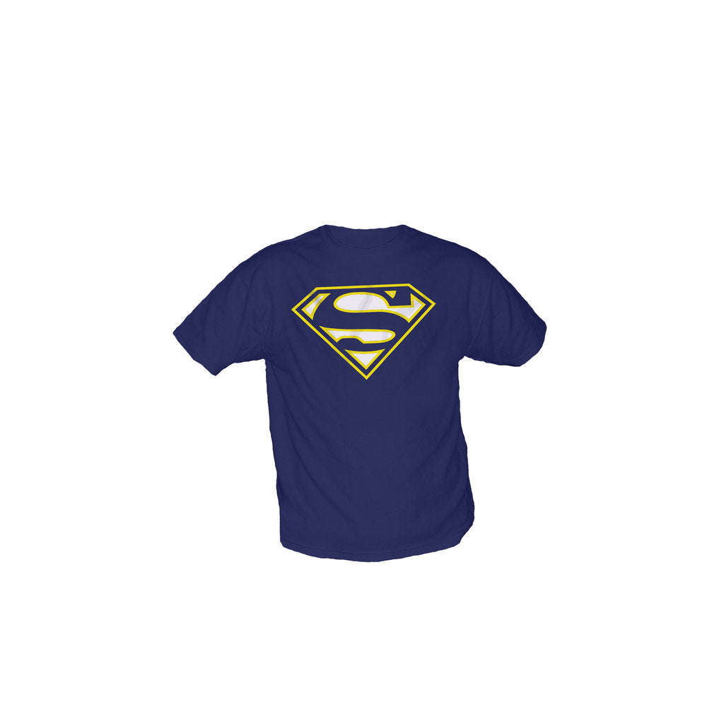 Superman Logo Variant Navy Blue Alternate-Color Superman Logo Tshirt - TshirtNow.net - 4
