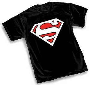 Superman White Logo Black Tshirt - TshirtNow.net
