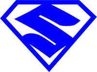 Thumbnail for Superzuki Decal Superman Style Suzuki Logo - TshirtNow.net - 1