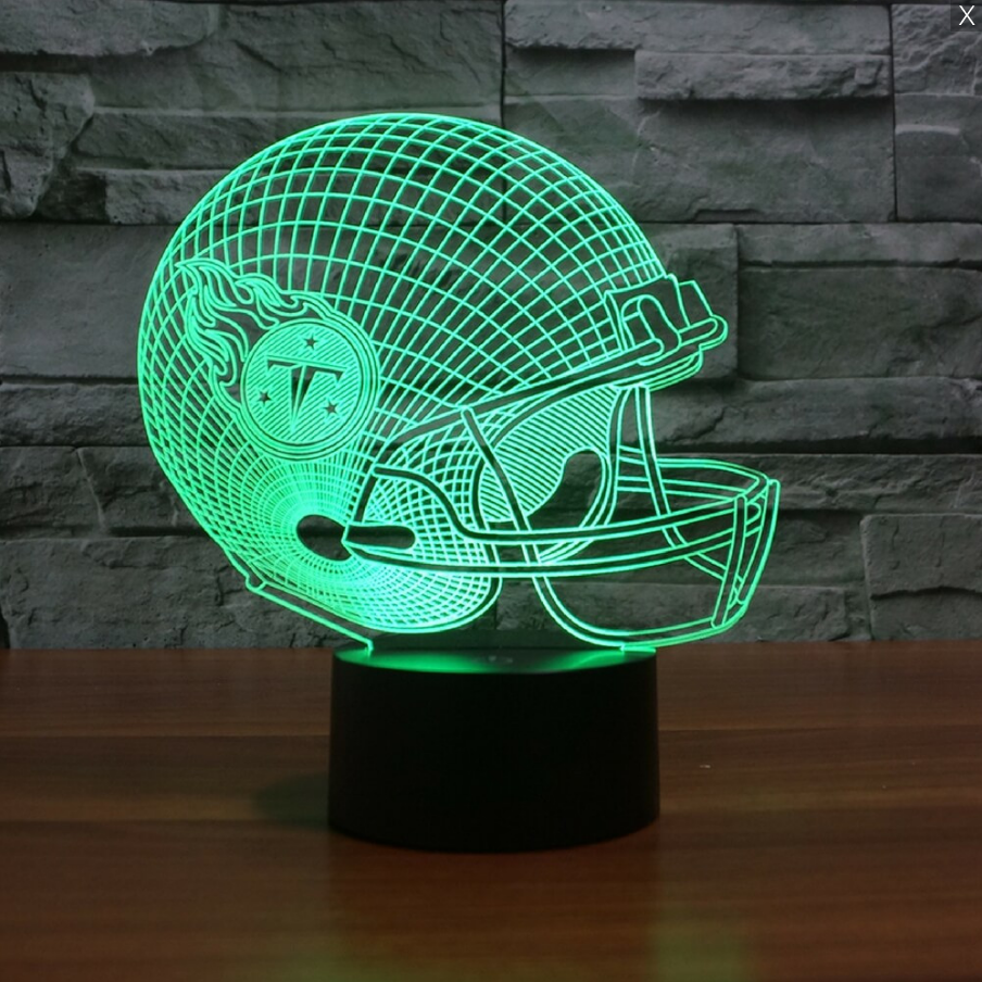 NFL TENNESSEE TITANS 3D LED LIGHT LAMP