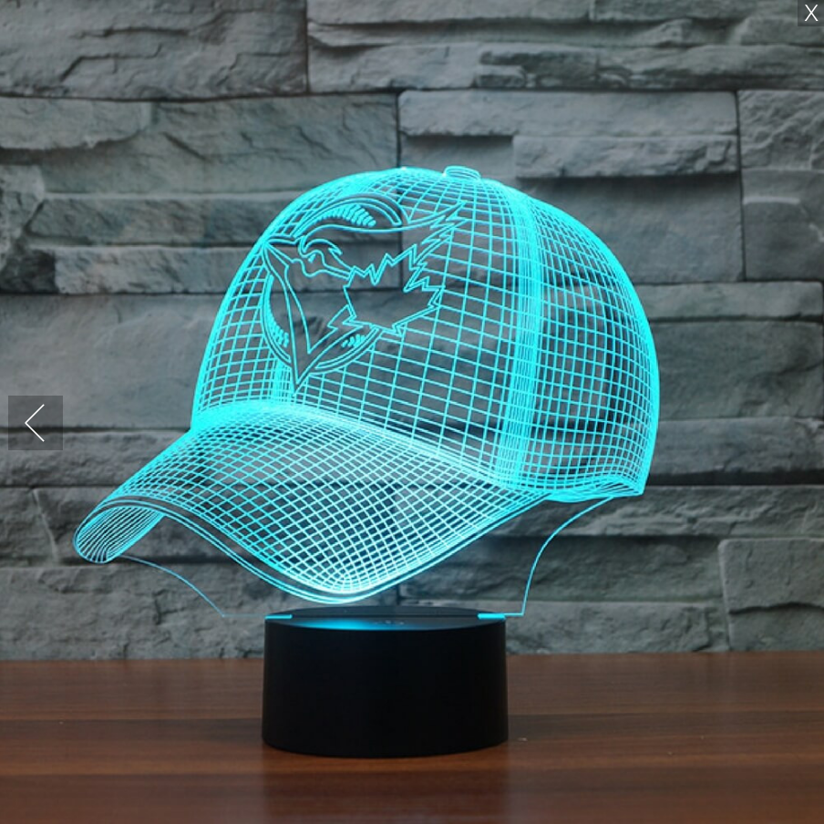 MLB TORONTO BLUE JAYS 3D LED LIGHT LAMP