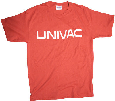 Univac Logo Tshirt: Red With White Print - TshirtNow.net - 1
