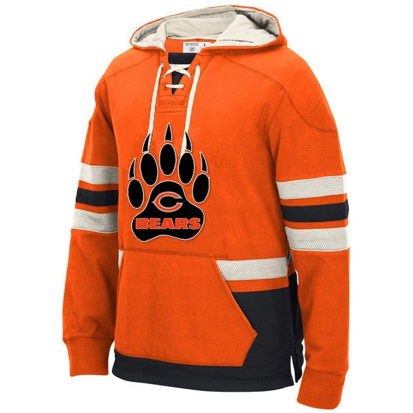 Chicago Bears Laced Hockey style Hoodie Sweatshirt