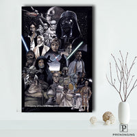 Thumbnail for Spray Painted Silk Fabric Customized Vintage Star War Posters