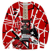 Thumbnail for Van Halen Frankenstrat Stripe Allover 3d Print Hoodie