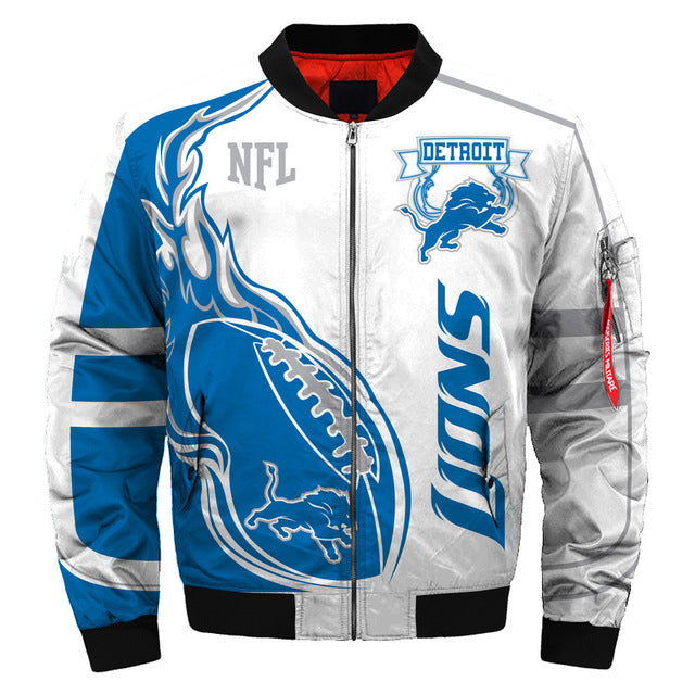 Men's NFL 3D Zippered Quilted Team Jacket