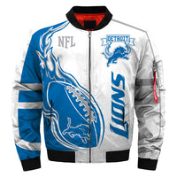 Thumbnail for Men's NFL 3D Zippered Quilted Team Jacket
