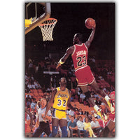 Thumbnail for NBA Michael Jordan Basketball Sports Silk Canvas Poster Print Wall Art