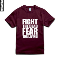 Thumbnail for The Walking Dead Fight The Dead Fear The Living T-Shirt - TshirtNow.net - 8