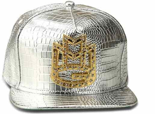 Fashion Baseball Leather Snapback with Gold Rhinestone Maybach Logo MMG Cap - TshirtNow.net - 7