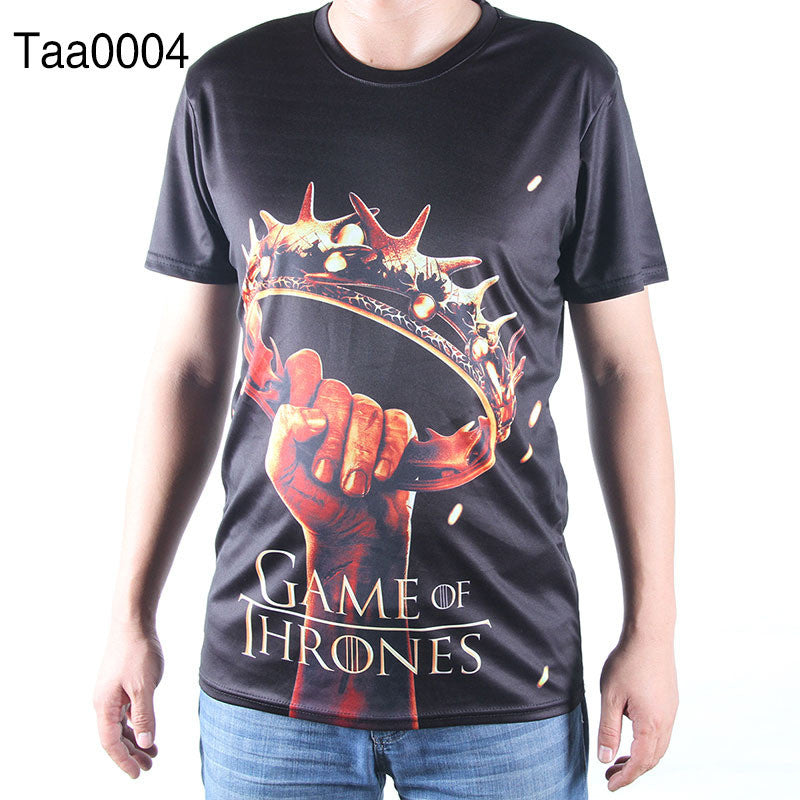 Game Of Thrones Allover 3D Oversize Print Tshirts - TshirtNow.net - 8