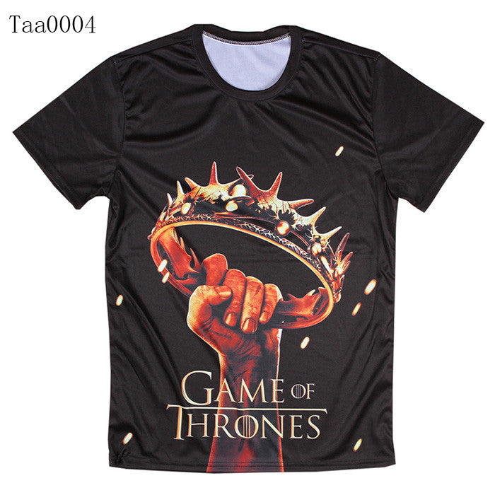 Game Of Thrones Crown Held Aloft Allover 3D Print Tshirt - TshirtNow.net - 5