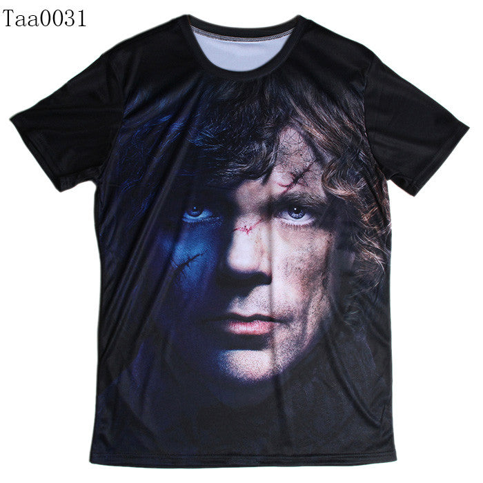 Game of Thrones Tyrion Lannister Face Allover 3D Print Tshirt - TshirtNow.net - 5