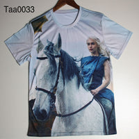 Thumbnail for Game Of Thrones Danys Targaryen On Horseback Allover Print Tshirt - TshirtNow.net - 2