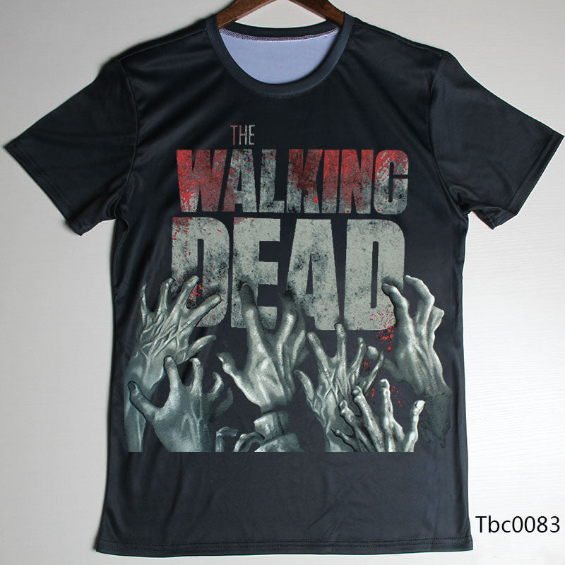 The Walking Dead Zombie Hands Logo Oversize Print T-Shirt - TshirtNow.net - 2