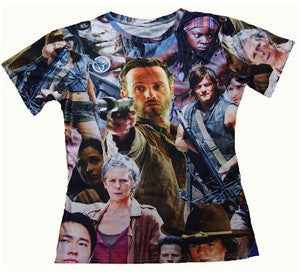 The Walking Dead Allover 3D Print Tshirts - TshirtNow.net - 2
