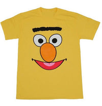 Thumbnail for Sesame Street Bert Face T-Shirt Yellow Bert Tshirt - TshirtNow.net