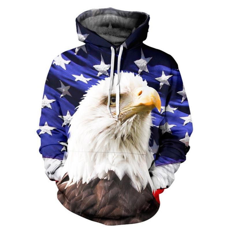 American Eagle Allover 3D Print Hoodie