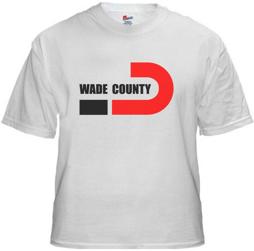 Miami Heat "Wade County" Dwyane Wade White Tshirt - TshirtNow.net - 1