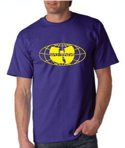 Wu-Tang "Globe Logo" Tshirt: Various Colors - TshirtNow.net - 2
