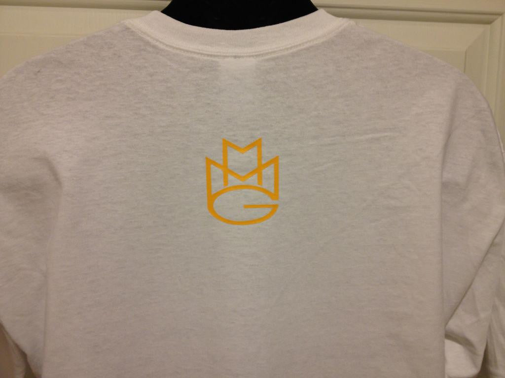Maybach Music Group Tshirt: White with Yellow Print - TshirtNow.net - 5