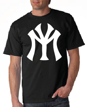 Young Money YM Logo Tshirt: Black with White Print - TshirtNow.net