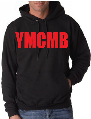 Ymcmb Hoodie: Black With Red Print - TshirtNow.net - 1