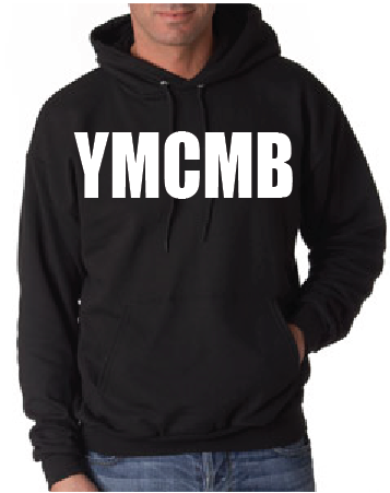 Ymcmb Hoodie: Black With White Print - TshirtNow.net - 1