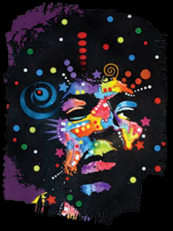 Jimi Hendrix Neon Afro tshirt - TshirtNow.net - 3