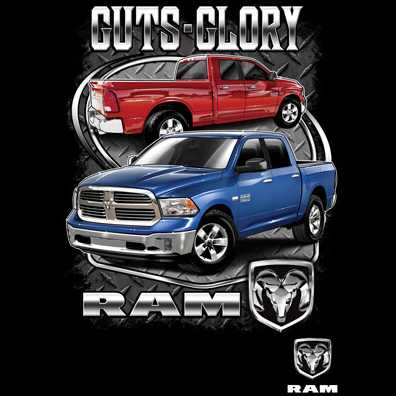 Guts and Glory Ram Truck Tshirt - TshirtNow.net - 2