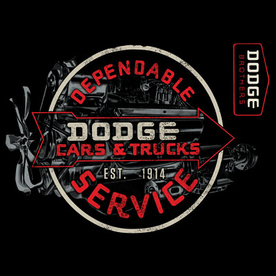 Vintage Dodge Sign Tshirt - TshirtNow.net - 2