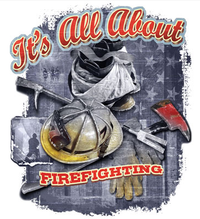 Thumbnail for All About Firefighting Tshirt - TshirtNow.net - 2